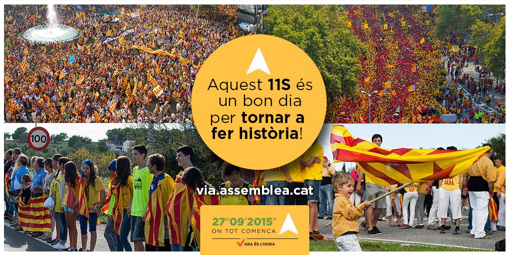 assemblea's tweet photo. Aquest 11S és un bon dia per tornar a fer història! La Meridiana ens espera. T'hi apuntes? http://t.co/EMZDdCiLAJ http://t.co/LIyt0ntYHv