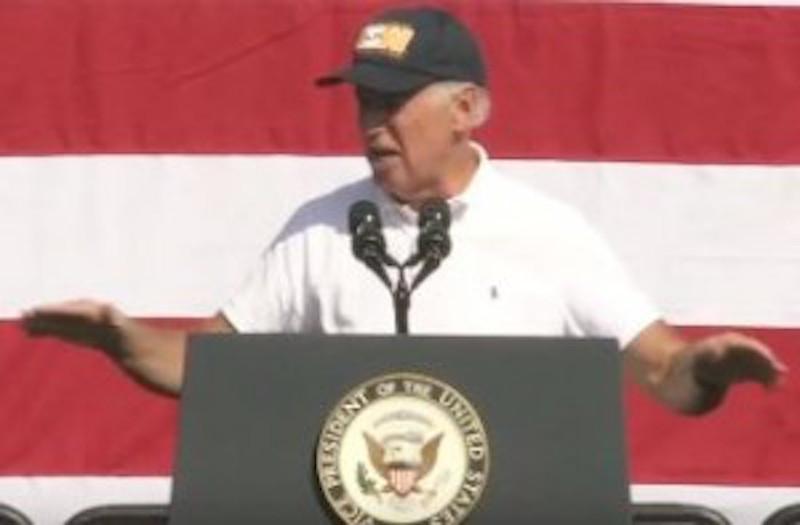 Mediaite's tweet image. 'I'm Hot, I'm Mad, I'm Angry': Biden Gives Campaign-Like Speech on Labor Day bit.ly/1FtMCXs (VIDEO)