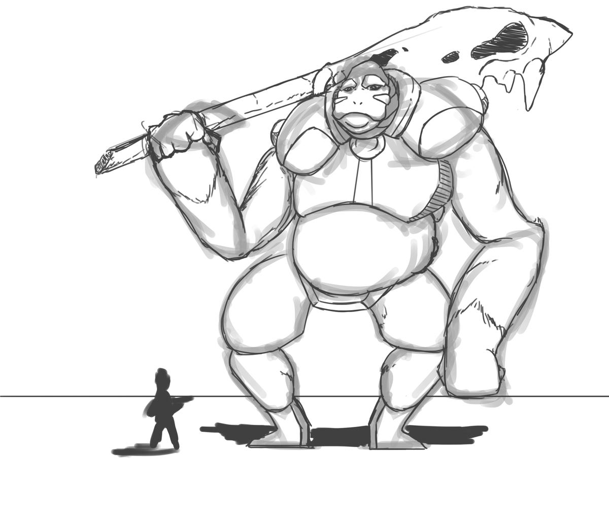 Hellgater's tweet image. Intentando mejorar en lo que a concepts se refiere #conceptart #beastdesign #pscs6 #wacom