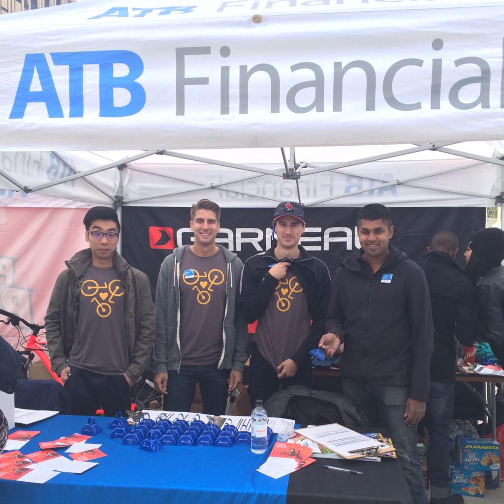 atbfinancial's tweet photo. 1:17 PM #yeg: Who loves #SeptLong? We do. Volunteering @TourOfAlberta. #atbsummer http://t.co/vahMCdftt5