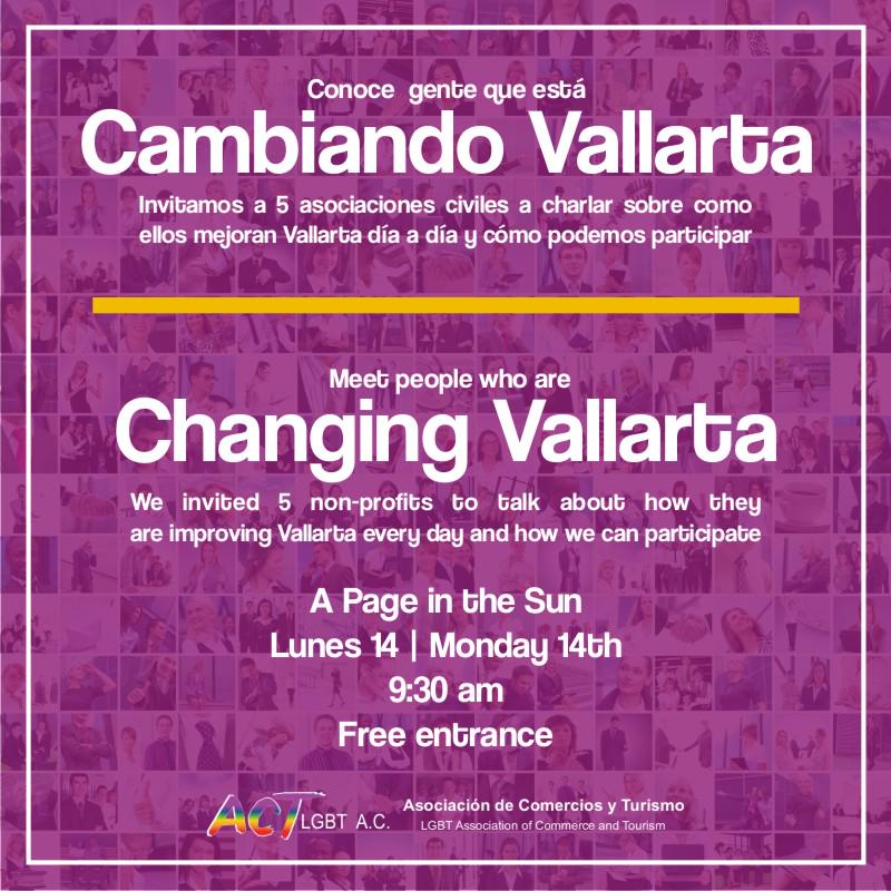 ACTLGBTPV's tweet photo. No te pierdas nuestro Seminario Gratuito "Conoce Gente Que Está Cambiando Vallarta"! #PuertoVallarta #ACTLGBT http://t.co/iqFb7GMqBd