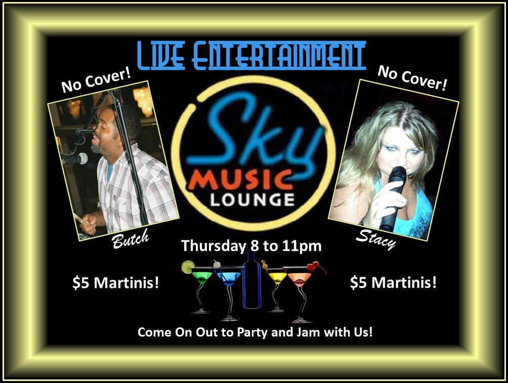Come party with us every Thursday night! $5 martinis and live music !!