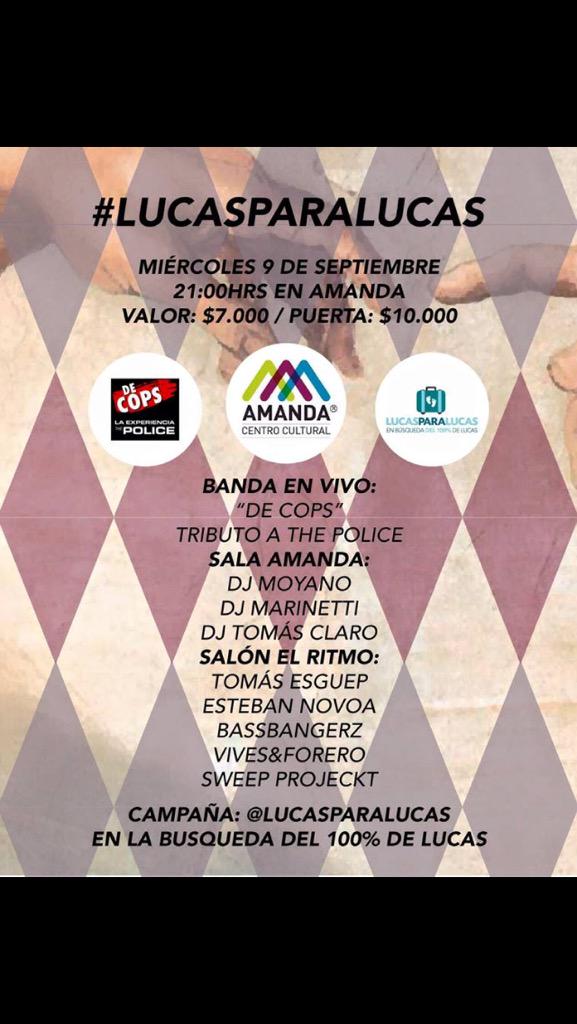 mpetricFC's tweet photo. Y este que es para ayudar a Lucas 😁👌 vayan!!! Estará la mas reeeeca @MartinaPetric 💕 mas info también en FB http://t.co/J4YsrR1Elm