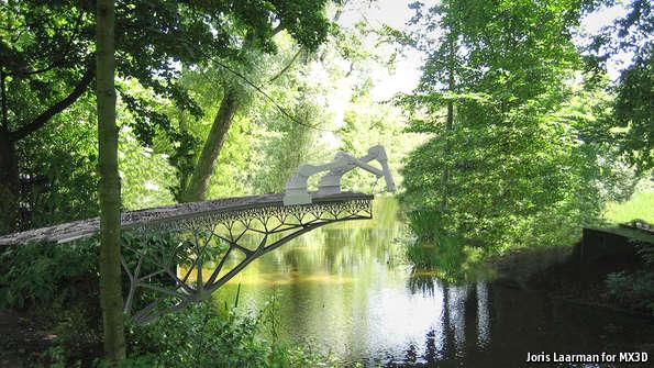 3D printing gets out of the box, onto bridges and just maybe into space econ.st/1NeRYxA