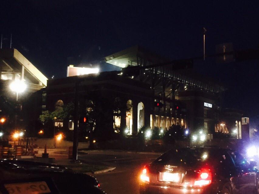 TXAGstore's tweet photo. Kyle Field lit up tonight. #finalpunchlist #tamu #12thMan http://t.co/GbCXc0TxnE