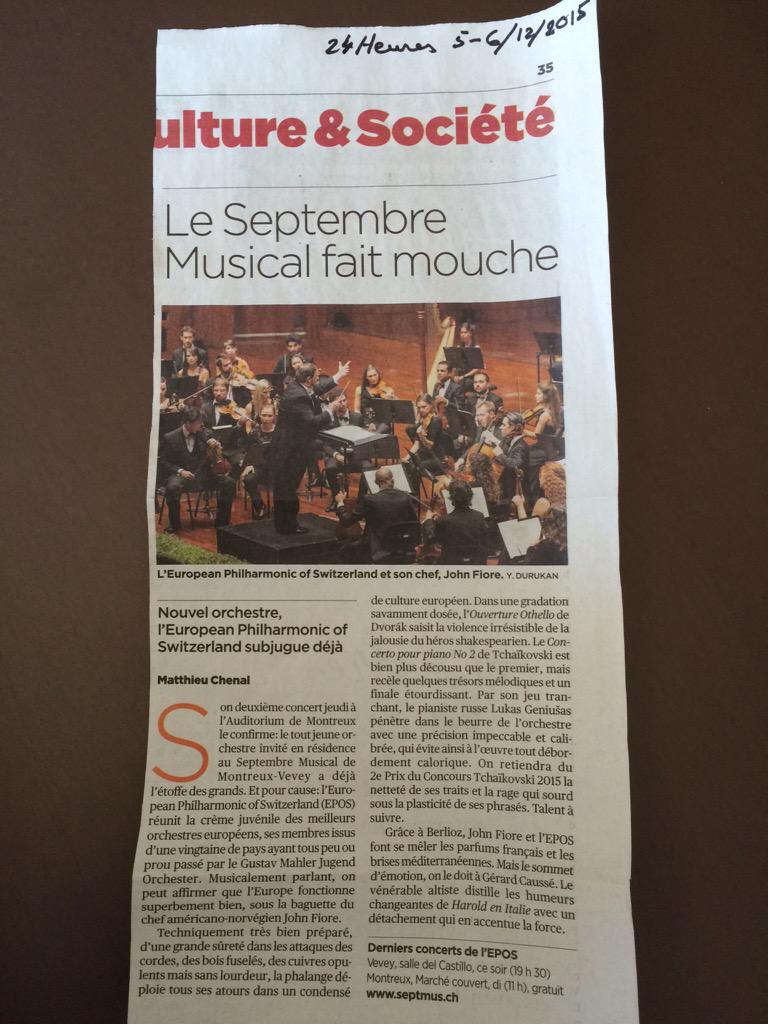 C'était jeudi dernier au #SeptembreMusical, à #Montreux. Entièrement d'accord avec ce compte-rendu. #LukasGeniusãs
