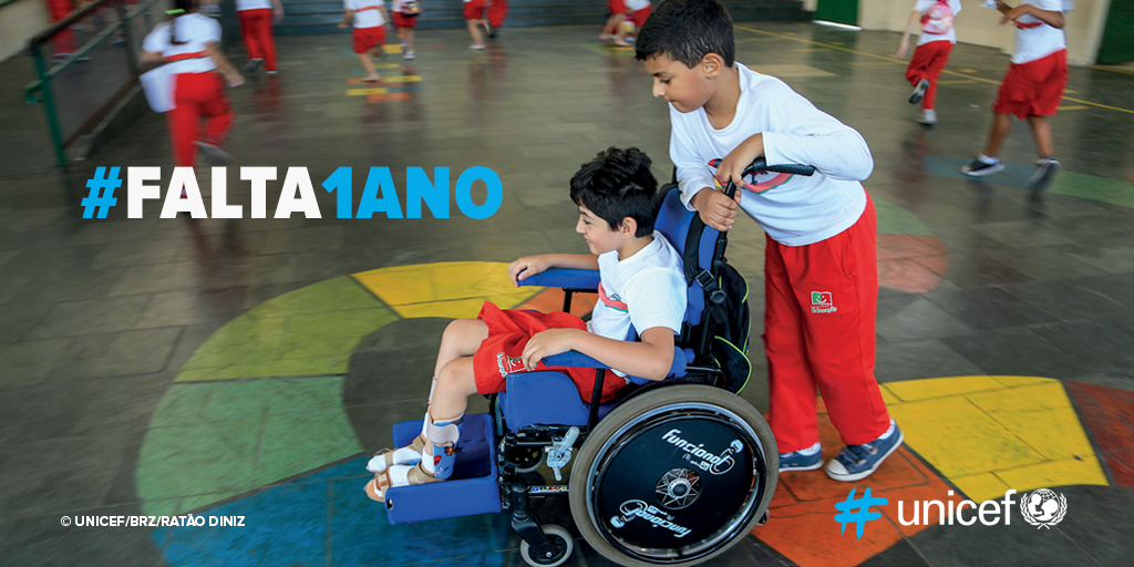 #Falta1ano para os #JogosParalímpicos #Rio2016. Que tal refletir sobre a garantia do direito ao esporte inclusivo?