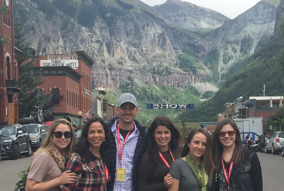 FilmFinances's tweet photo. Some of the FFI Los Angeles gang at Telluride. http://t.co/gIK87Wf9UM