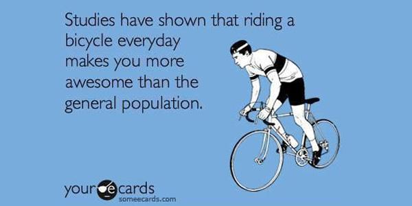 A little biking inspiration and humor. :)