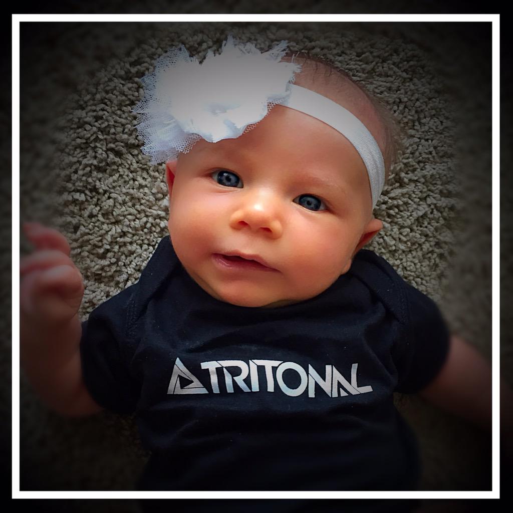 Tritonal's tweet photo. On July 22nd, Carol delivered our first baby girl, Stella Michele!  She's stolen our hearts outright! ❤️ ~Chad http://t.co/A3N0KkYv9s