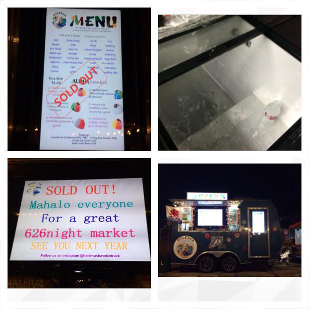 We did it again! Mahalo 626night market. Great last night market for the year. #soldoutshaveice