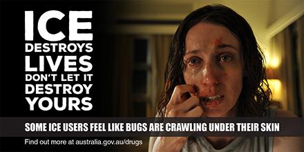 healthgovau's tweet photo. Ice can make you feel like there are bugs under your skin. Find out more about Ice at http://t.co/QZdLRTnjUi http://t.co/1BvIhx580r