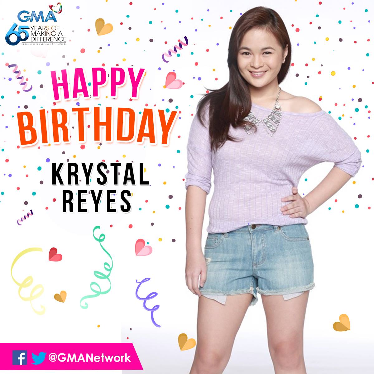 Happy Happy birthday to the beautiful and talented Krystal Reyes 