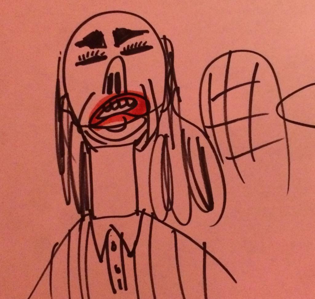 poorlydrawncb's tweet photo. me when you don't #vote for @MirandaSings for the #Streamys #jussaying http://t.co/tbM52jQ7UV