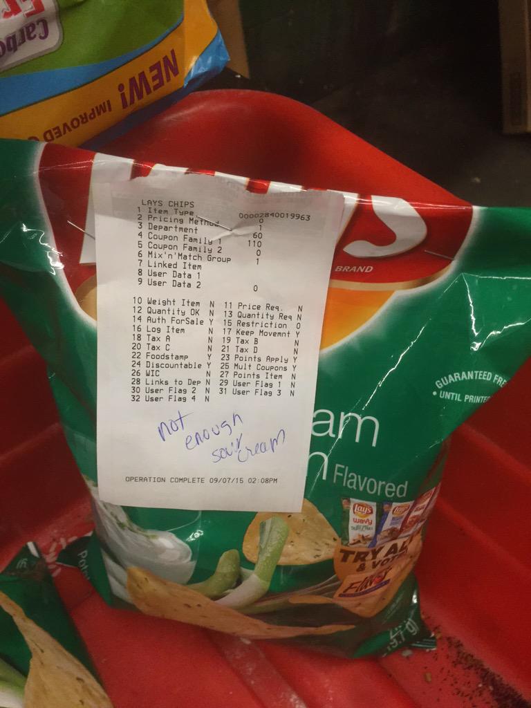 kylekneville's tweet photo. The reason these were returned today 😐 http://t.co/rYKxIjlVH9