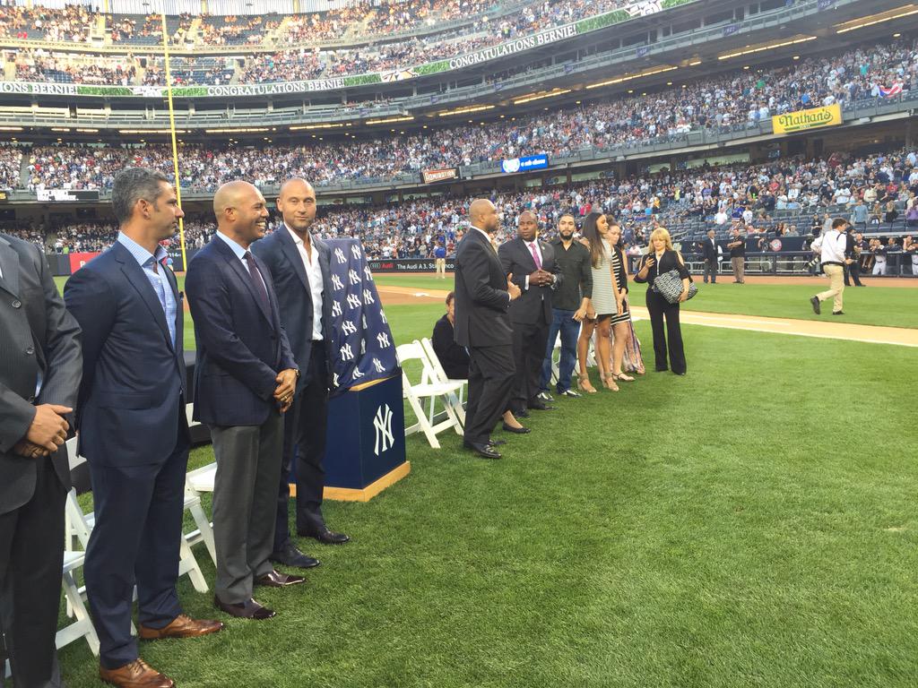  Happy birthday Mom! Here is a shot I took at Bernie Williams day 