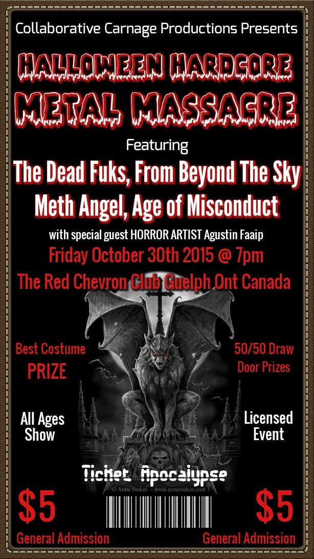 ageofmisconduct's tweet image. You DON'T want to miss this Event!

....it will HAUNT You!

 ☆☆☆ The HALLOWEEN HARDCORE METAL MASSACRE 2015 ☆☆☆