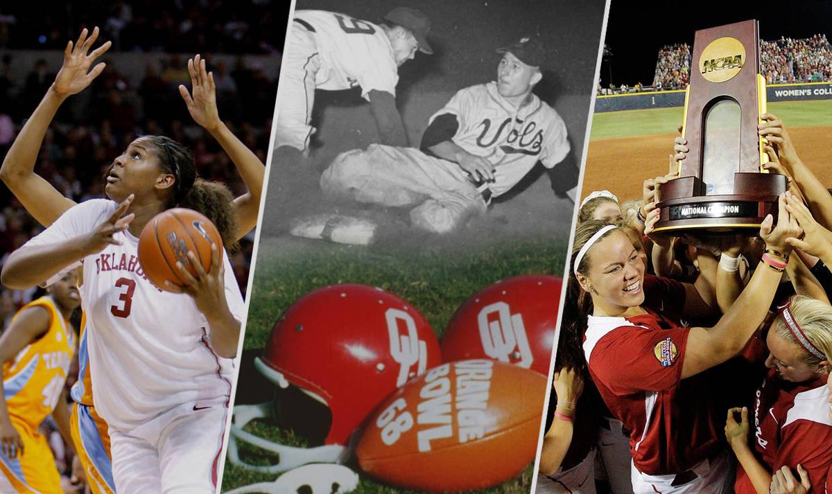 SoonerSportsTV's tweet photo. #Sooners have some history vs. Tennessee. SSTV #Featured tonight at 10:30 CT on @FOXSportsOK http://t.co/Fbdo9Ln46D