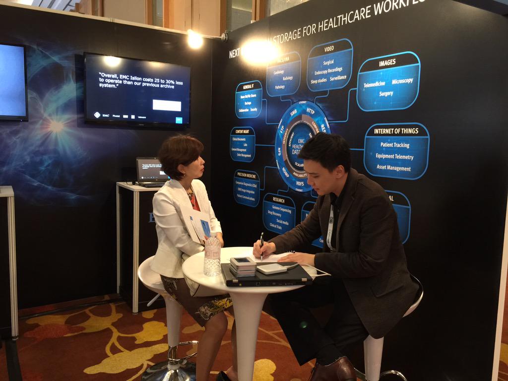 a_thanga's tweet image. #himssap15 #EMCBigData