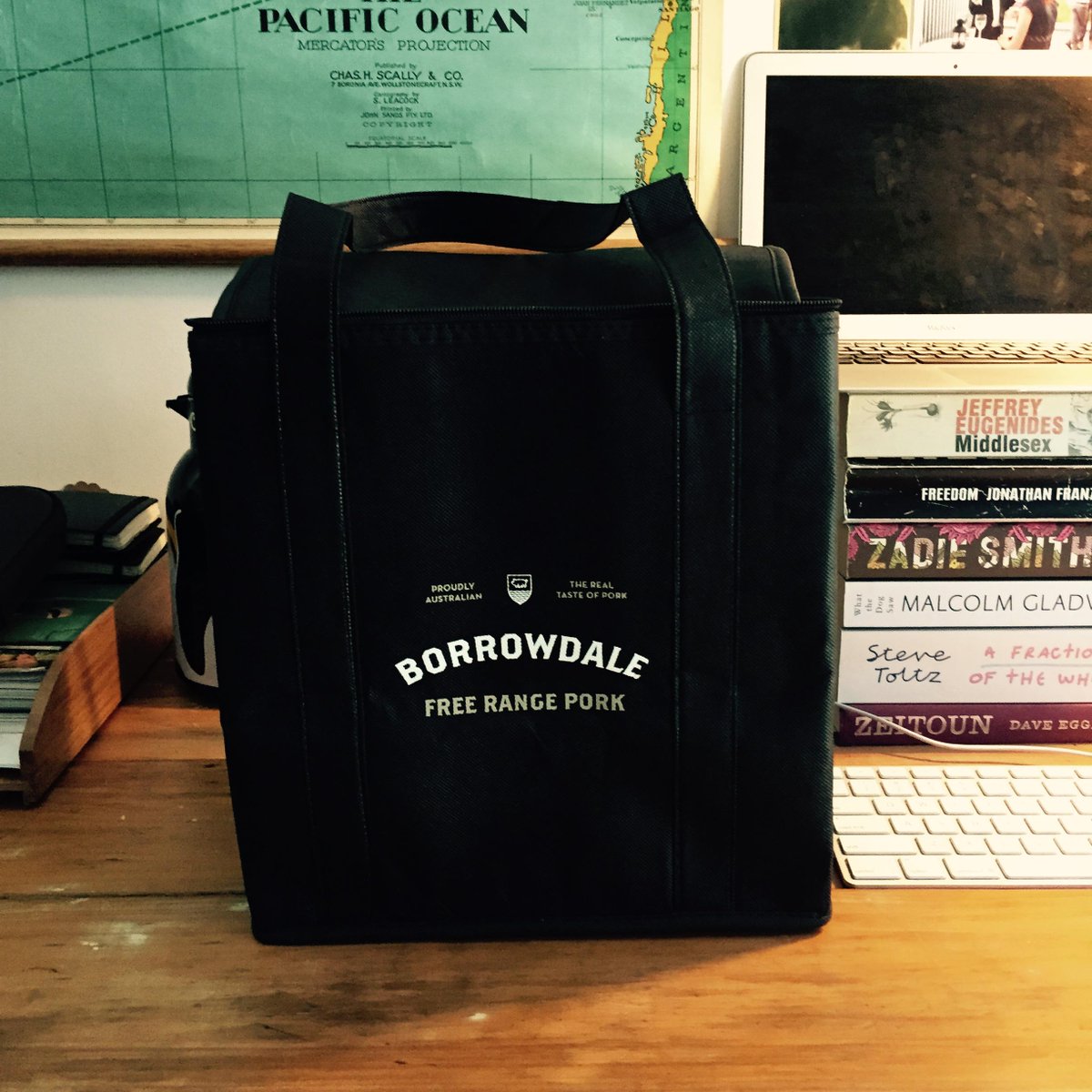 mrbenjaminlaw's tweet photo. Following my GW column on pork, these guys sent me certified free-range bacon IN THE MAIL. I'm impressed and hungry. http://t.co/qAnckw3lvB