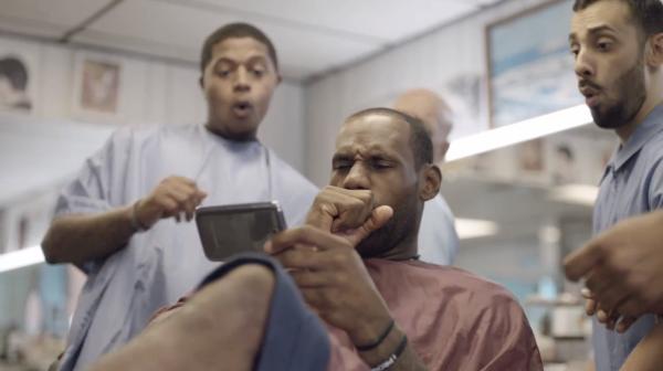 BeforeFamePics's tweet image. LeBron James after watching that Braxton Miller spin move TD run #OSUvsVT