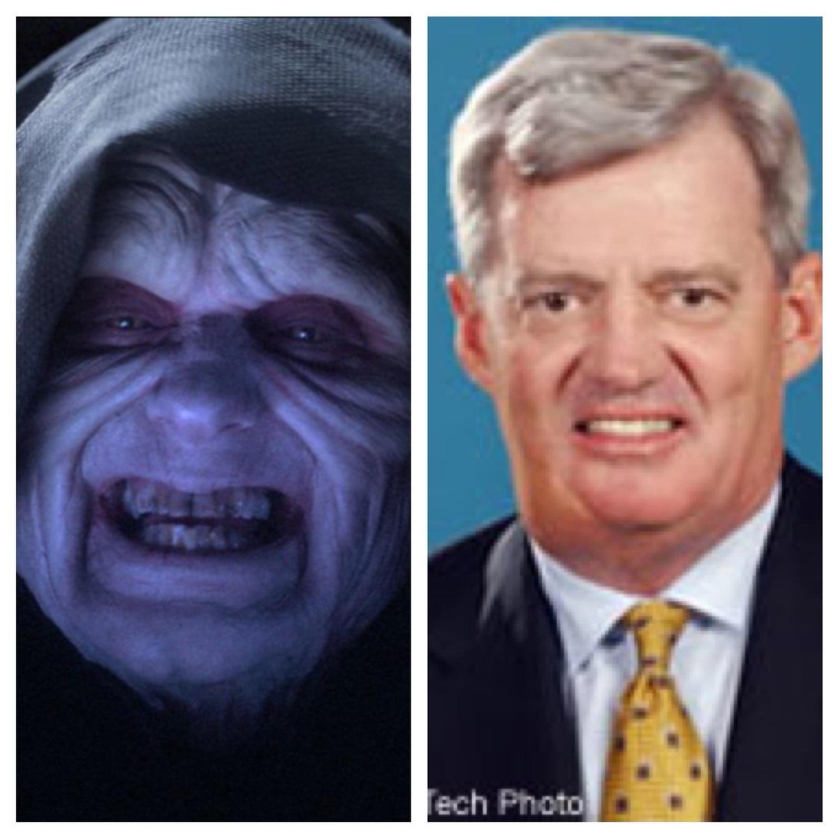 CameronTootle43's tweet photo. Franker Beamer or Sith Lord? http://t.co/KhTLVxfsC8