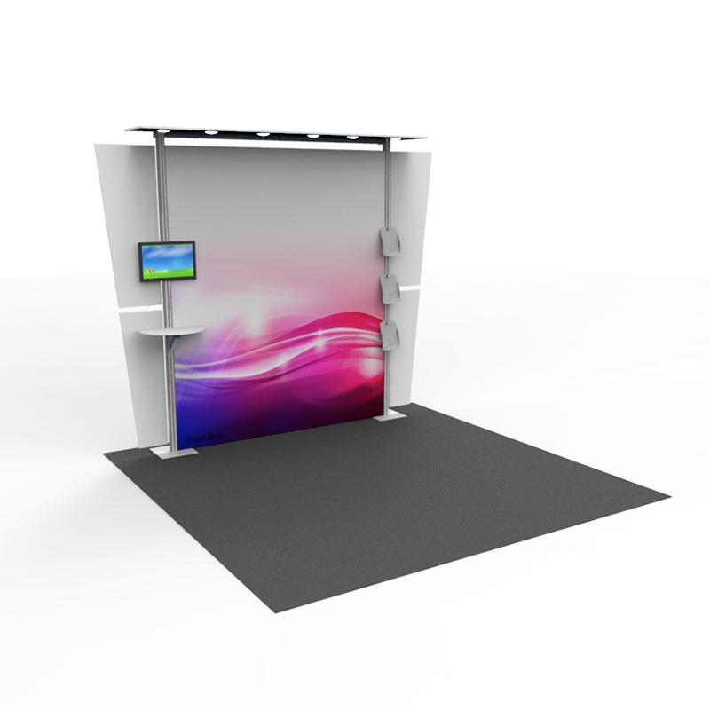 TAHOE TWISTLOCK.A modular display with a twist, the Tahoe Twistlock has been redesigned to be completely toolless.