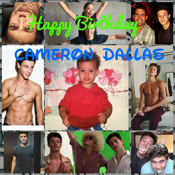 Happy Birthday Cameron Dallas  Greetings from Venezuela    