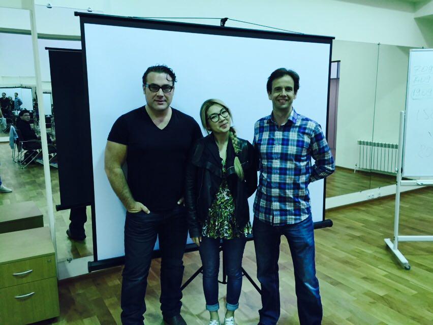 Dalibayeva's tweet photo. Today we are welcoming our great mentors @MartinSherv and @DialectJohn! #WedigTechnation http://t.co/WFrdcgI0Vg