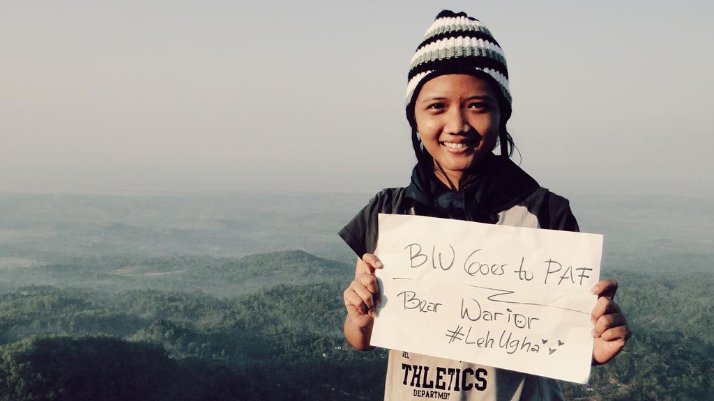 cindy_theodore's tweet photo. #BeAWinnerForThisYear
#BearWarrior
#BudyaWacanaGoesToPAF2015
#TJPAF2K15
#MeledakdanBersinar
@LaViscaBW @PAFProduction http://t.co/YyfyFmLIy0