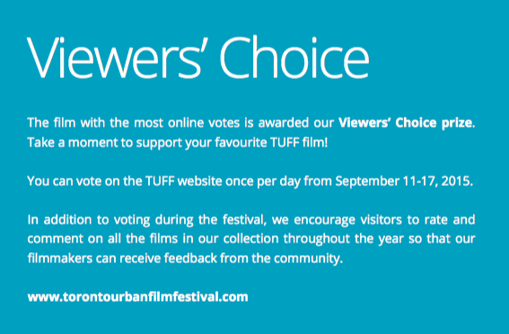 TUFFest's tweet photo. Vote 1/day! Select the winning #filmmaker for our Viewer's Choice #Award! #SupportIndieFilm  http://t.co/0z9YtWYZrf http://t.co/DLCu6dhRJM