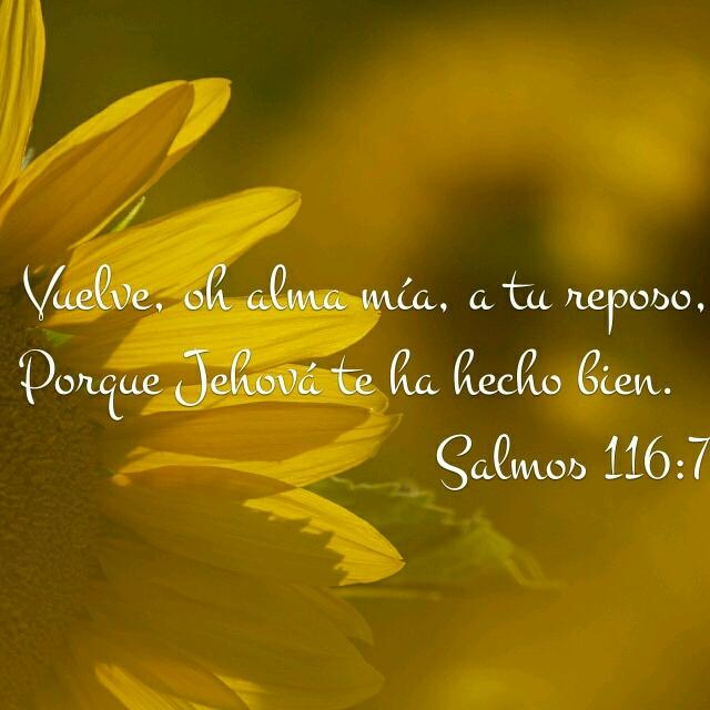 JullPro's tweet photo. Salmos 116:7 #PasajeBiblicoFavorito http://t.co/TQMwcTiLoQ