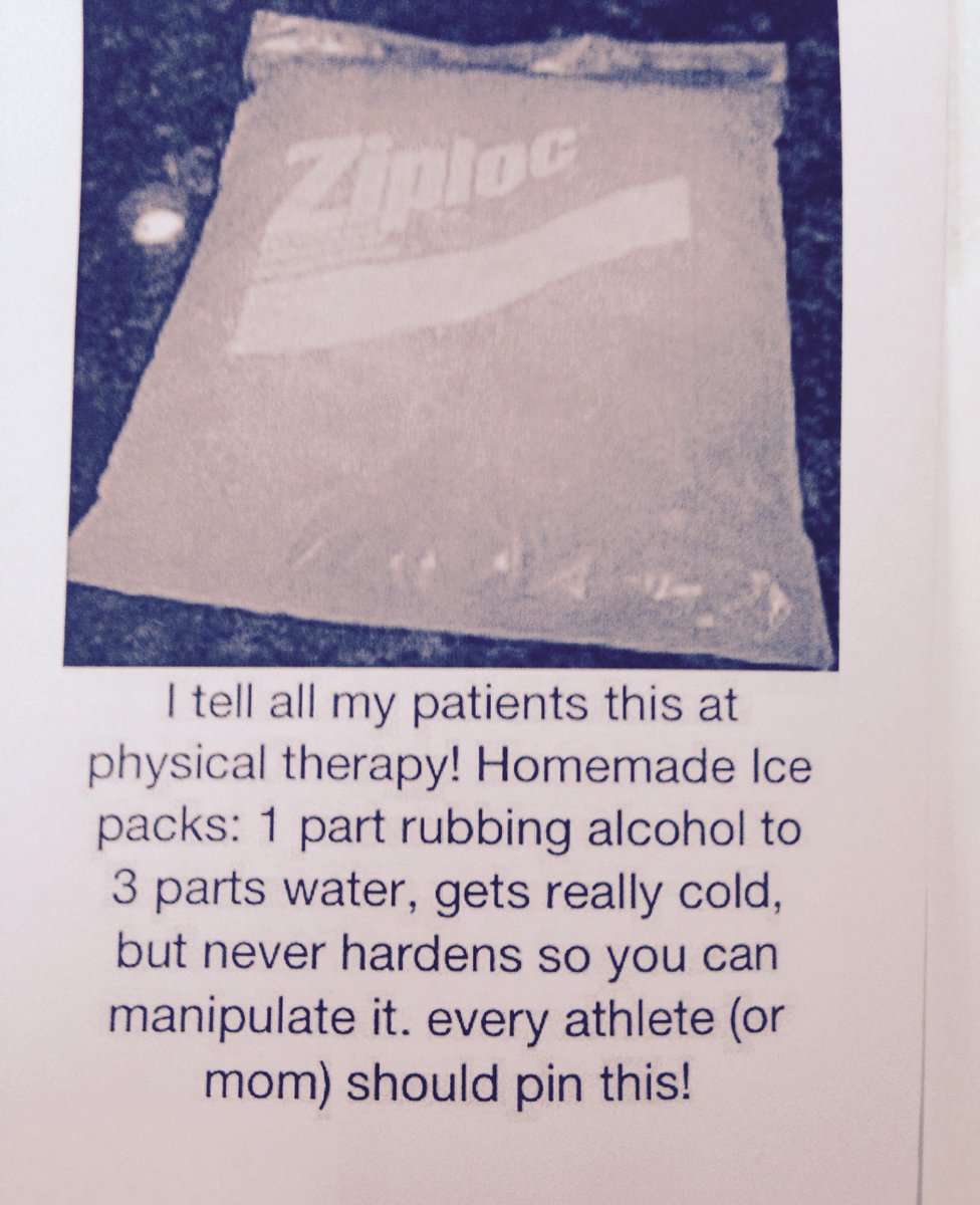 RachK_M's tweet photo. Best ice pack tip ever posted on frig in the clinic – enjoy!  #PT676 #keepitsimple #MacGyverdoesicepacks http://t.co/zsIEbVjRDR