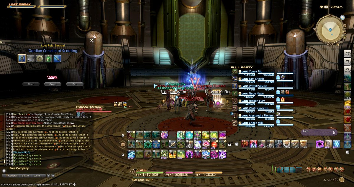 Elysium Ffxiv 15 09 08 00 28 Est 15 09 08 13 28 Jst Victoria S Secret s Clear 機工城アレキサンダー零式4層 2pt目クリア Ffxiv Ff14 Http T Co 7xt1yptyez