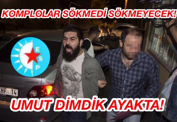 Hedefte Barış ve Özgürlük Var Susmayacağız!
Basın Açıklaması
08.09.2015 salı 18.00'da Yüksel Cd.
#ESPYalnızDeğildir