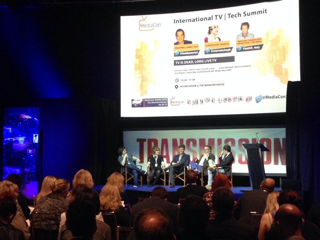 TV is dead, Long Live TV... With <a href="/clairemchugh/">Claire McHugh</a> <a href="/sportauthorTV/">Amory Schwartz</a> @tombowers2 <a href="/patch_may/">Patch May</a> <a href="/brokenbottleboy/">Mic Wright</a> #MediaCon2015