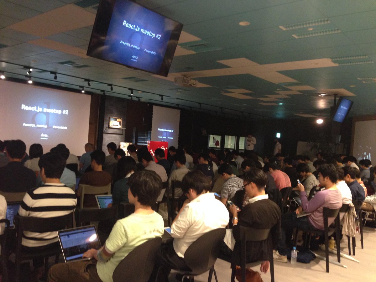 yoshiko_pg's tweet image. はっじまっるよー！！ #reactjs_meetup