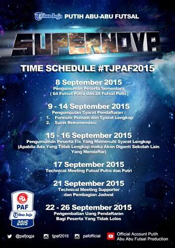 Selamat untuk yang lolos ya, berikutnya mohon segera melengkapi berkas pemain dan surat rekomendasi sekolah :)