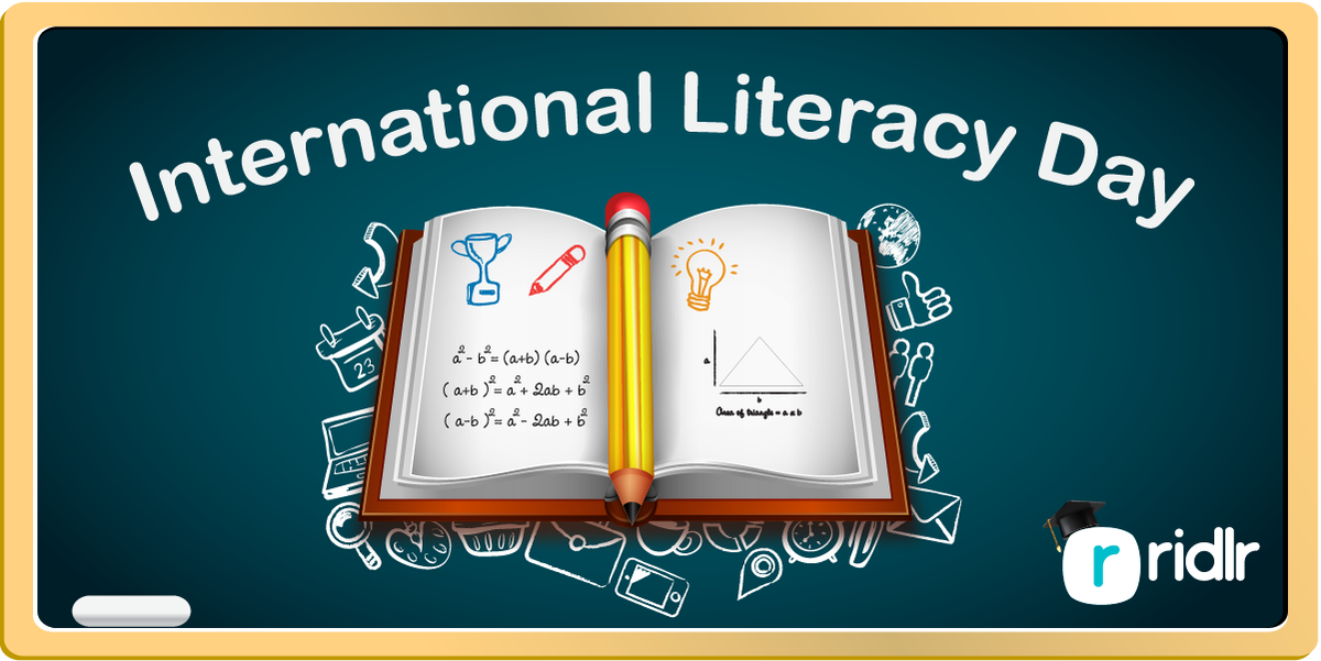 Literacy is a bridge from misery to hope - Kofi Annan #InternationalLiteracyDay