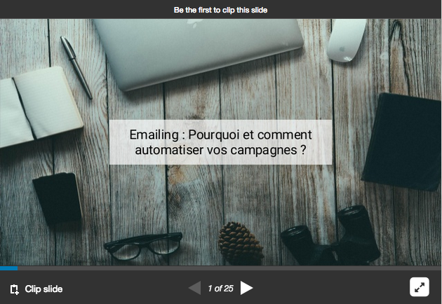 SimpleMailfr's tweet image. Pourquoi et comment automatiser vos campagnes ? (SlideShare) fr.slideshare.net/SimpleMailfr/e… #emailmarketing