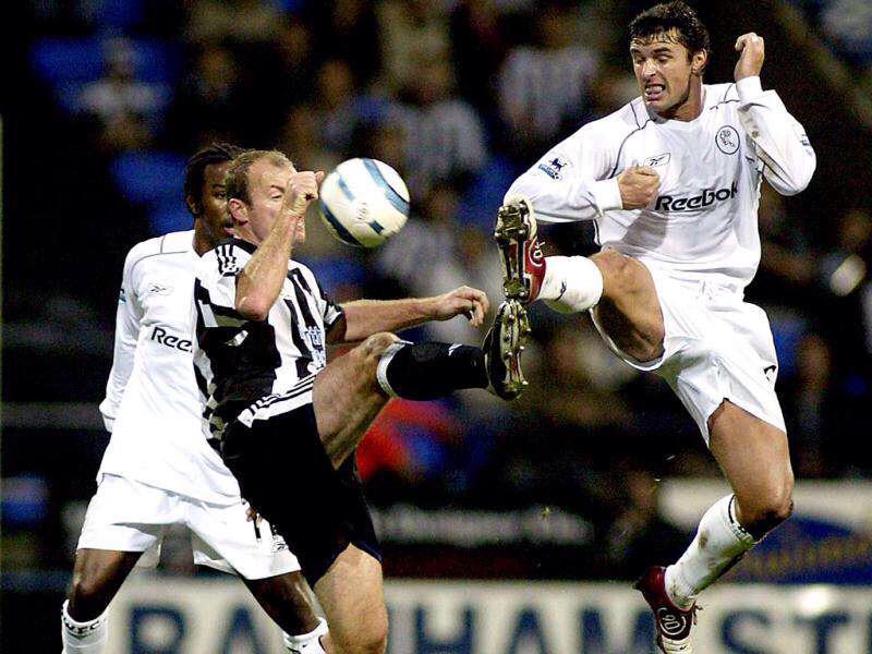 He\s here , he\s there , he\s every fucking where Gary Speed , Gary Speed! Happy Birthday Speedo. RIP 