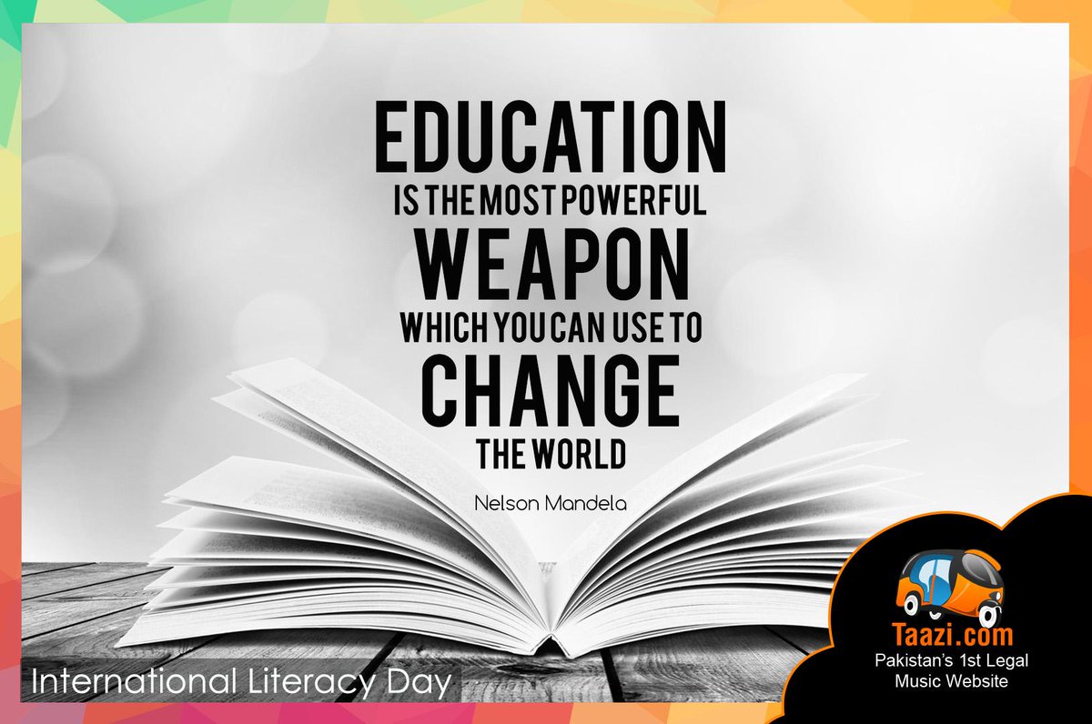 Taaziofficial's tweet image. Education is the movement from darkness to light!
#InternationalLiteracyDay