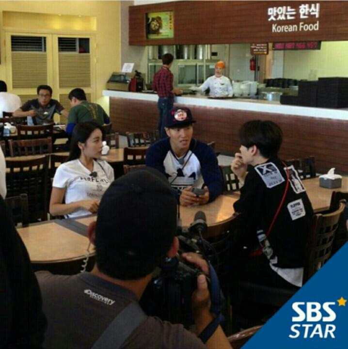 RunningManVirus's tweet photo. [PIC] 150908 Running Man filming (Cr. Bbbbasae, iam_eun, sbsstar) http://t.co/5aD72l2d4v