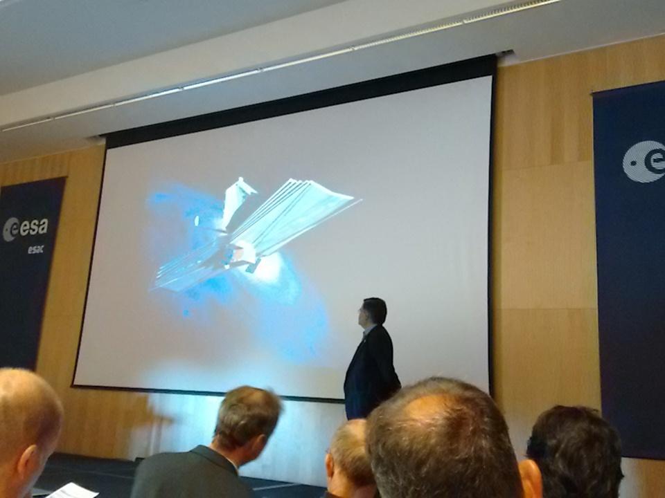 Alvaro Giménez opening the first  conference on <a href="/athena2028/">We have moved</a>  at ESAC <a href="/esascience/">ESA Science</a> <a href="/esa_athena/">ESA Athena</a>  sciops.esa.int/index.php?proj…