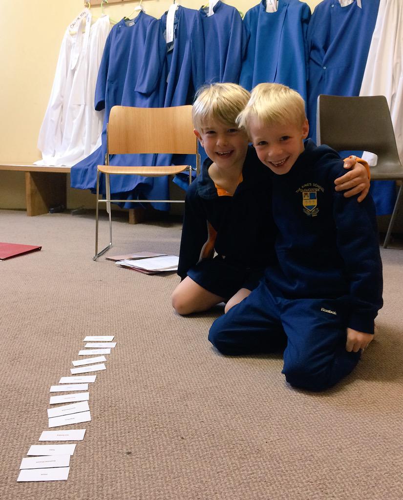 Our 2 new probationers successfully completed the 'Order of Evensong' challenge (designed by Mr Peart) #organscholar