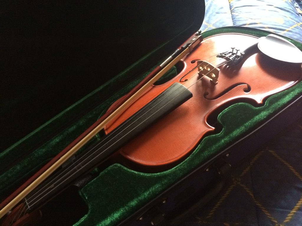 EyffaLurve's tweet image. Welcome my new instrument! 🎻Please be nice to me 💆 #violin #string #stringmethod