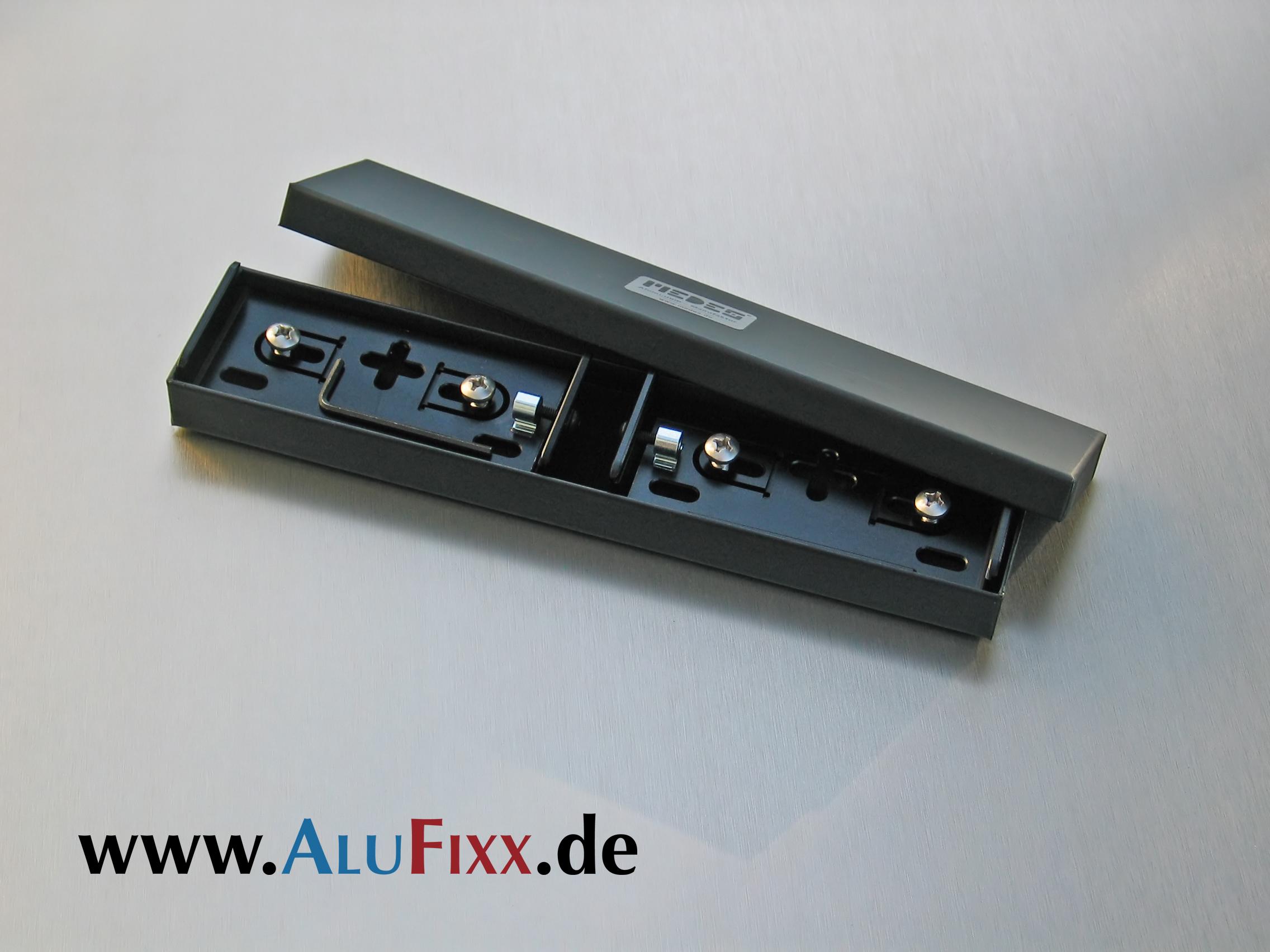 AluFixx Car Vario lackierfähig Nummernschildhalter Kennzeichenhalter -  MEDES - Aluminium Car Parts
