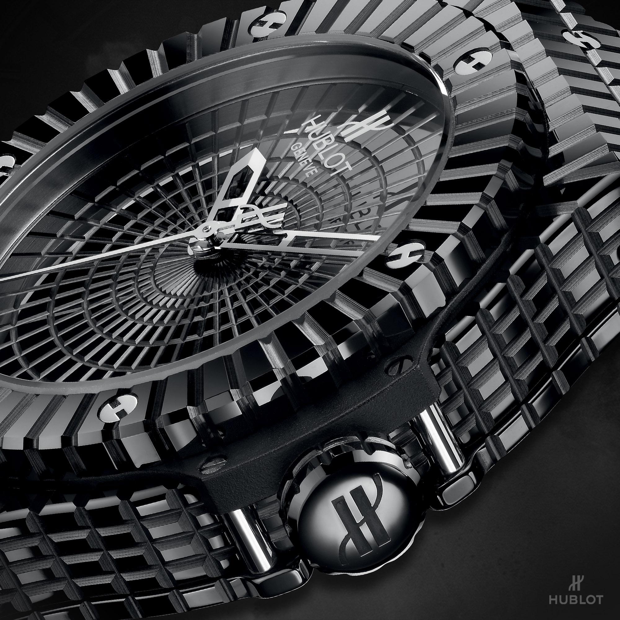 Hublot big clearance bang black caviar