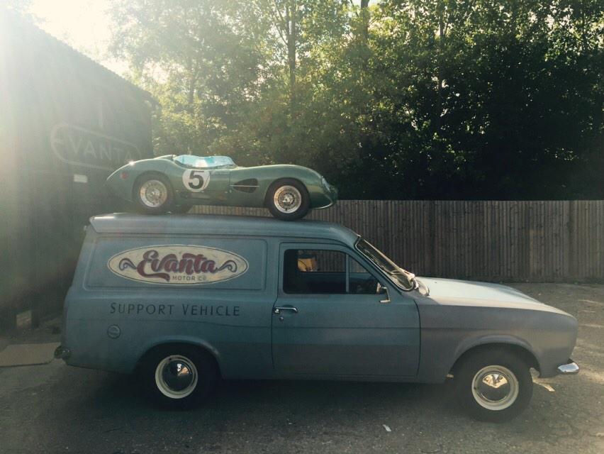 AntAnstead's tweet image. Getting the @EvantaMotorCo works van "working" transport one of our half scale cars!
