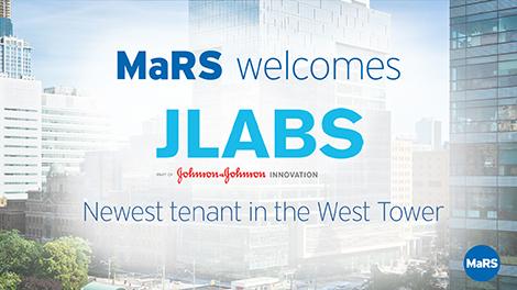 Welcome to MaRS, #JLABS <a href="/JNJInnovation/">Johnson & Johnson Innovation</a>! marsdd.it/1UyyYi2 #MaRSLandings #PlaceMatters